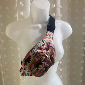 New Frida Kahlo Mexican belt bag/sling bag colorful one size